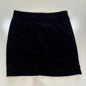 J. Crew Black Mini Skirt - Simple A-Line